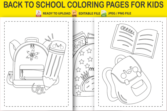 Back to School Coloring Pages for Kids