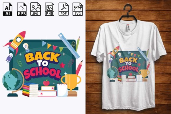 Back to School T-shirt Design 06