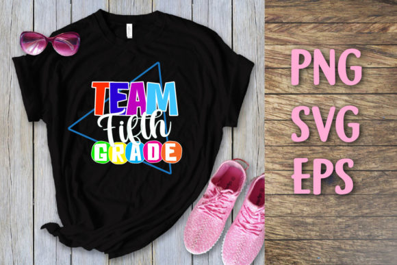 Back to School Team 5th Grade Svg: A Print-on-Demand Essential for the New School Year