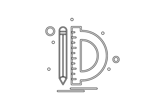 Why Back to School Ruler and Pencil Outline Belongs in Your Design Toolkit