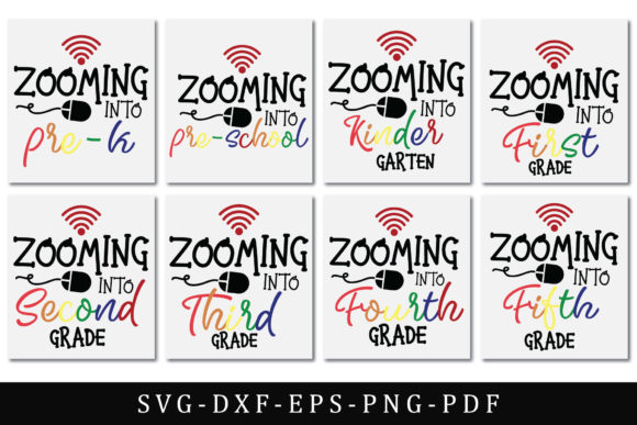 Zooming Back to School SVG Bundle